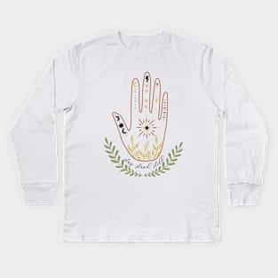 stay stand still Kids Long Sleeve T-Shirt